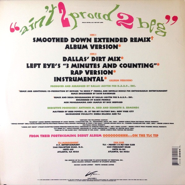 TLC – Ain't 2 Proud 2 Beg - Afbeelding 2