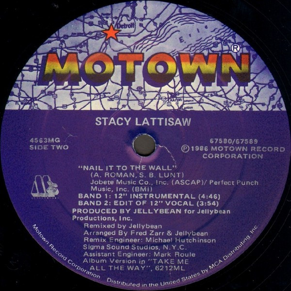 Stacy Lattisaw – Nail It To The Wall (Special 12" Version) - Afbeelding 4