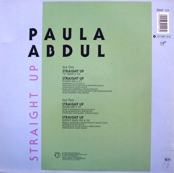 Paula Abdul – Straight Up - Afbeelding 2