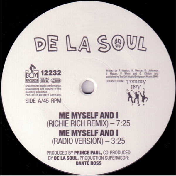 De La Soul – Me Myself And I - Afbeelding 3