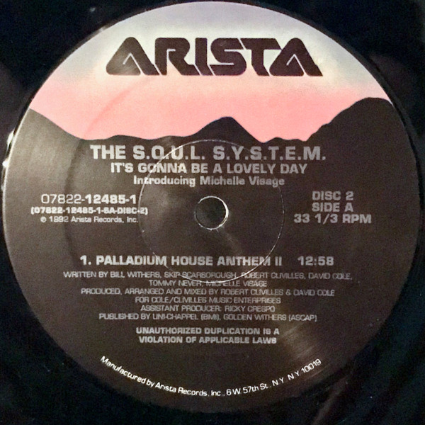 The S.O.U.L. S.Y.S.T.E.M., Michelle Visage – It's Gonna Be A Lovely Day - Afbeelding 6