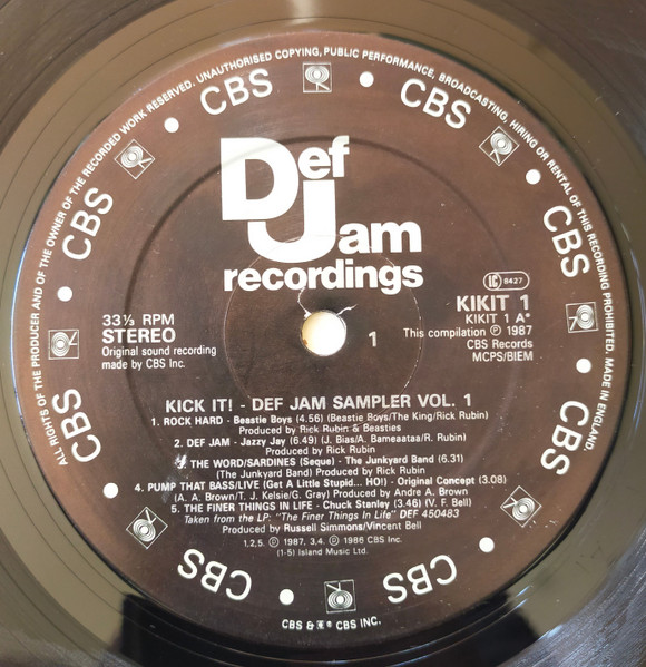 Various – Kick It! The Def Jam Sampler Volume One - Afbeelding 3