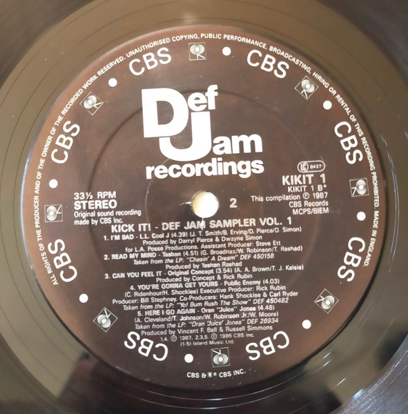 Various – Kick It! The Def Jam Sampler Volume One - Afbeelding 4
