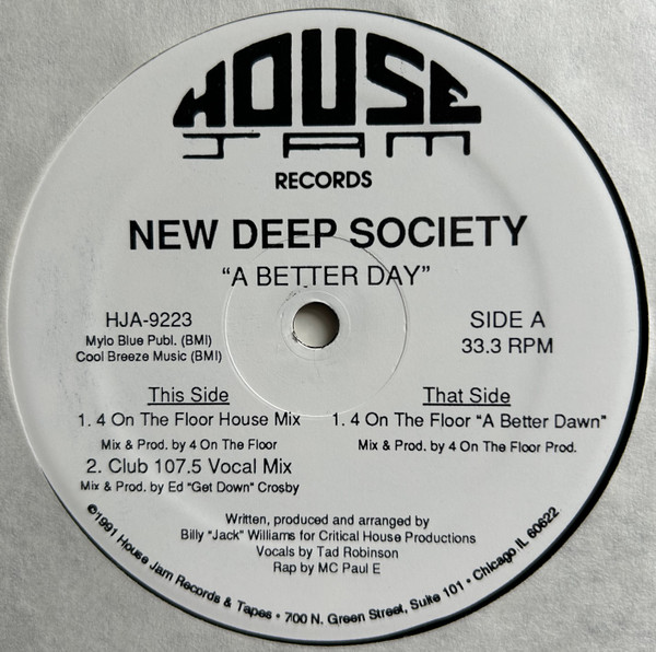New Deep Society – A Better Day