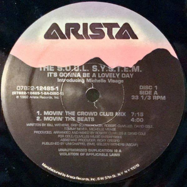 The S.O.U.L. S.Y.S.T.E.M., Michelle Visage – It's Gonna Be A Lovely Day - Afbeelding 4