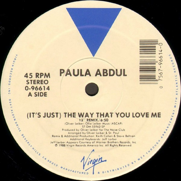 Paula Abdul – (It's Just) The Way That You Love Me - Afbeelding 3