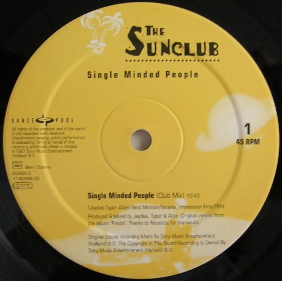 The Sunclub – Single Minded People - Afbeelding 2