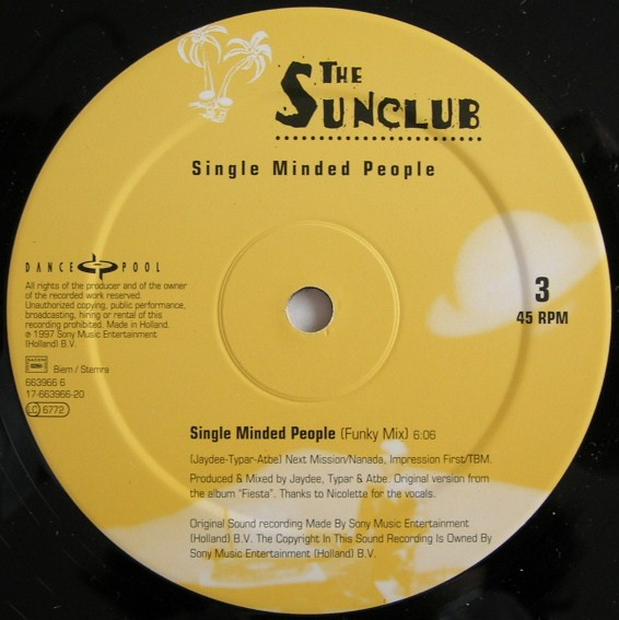 The Sunclub – Single Minded People - Afbeelding 4