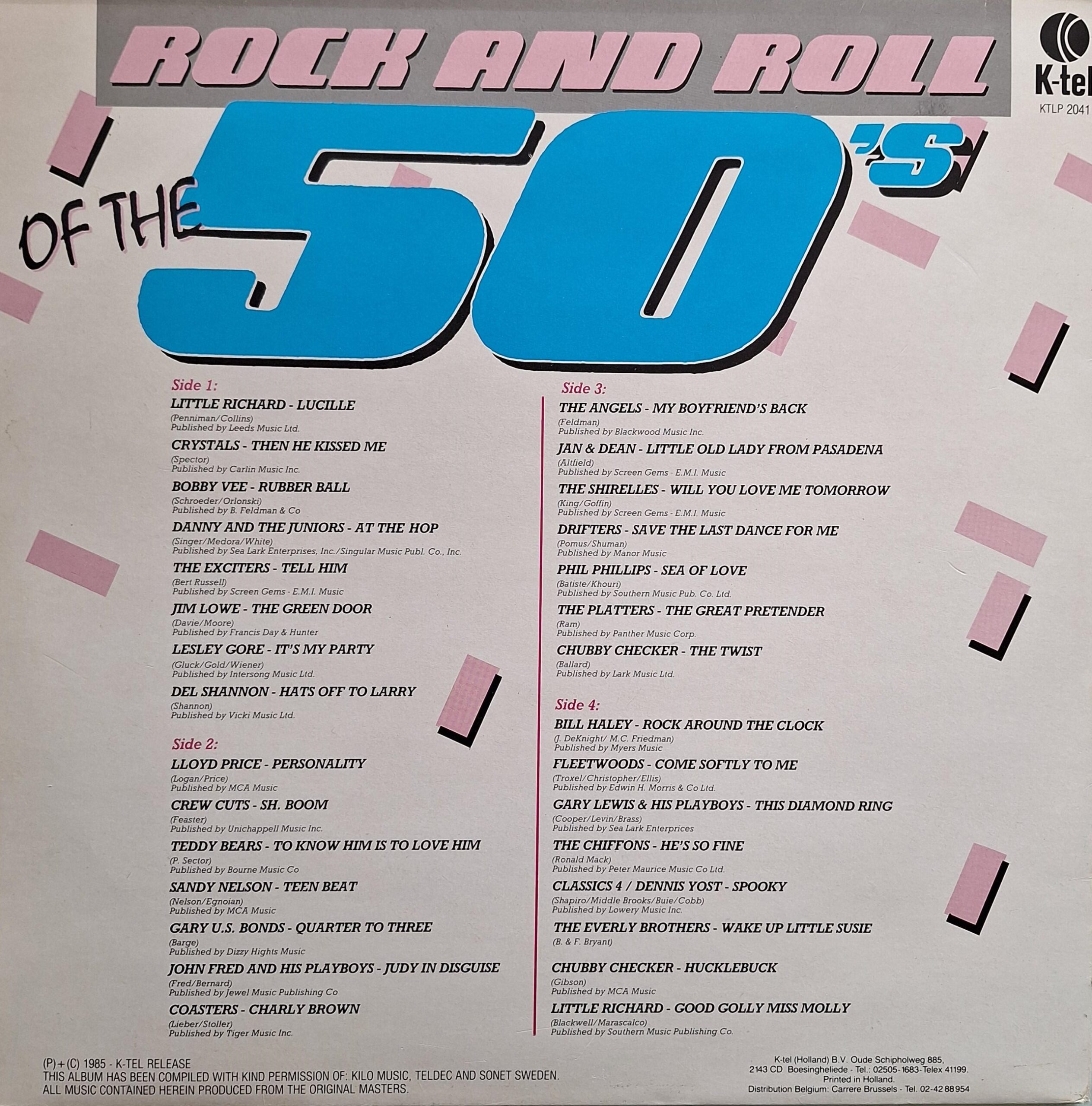 Various – Rock And Roll Of The 50's Volume 2 - Afbeelding 3