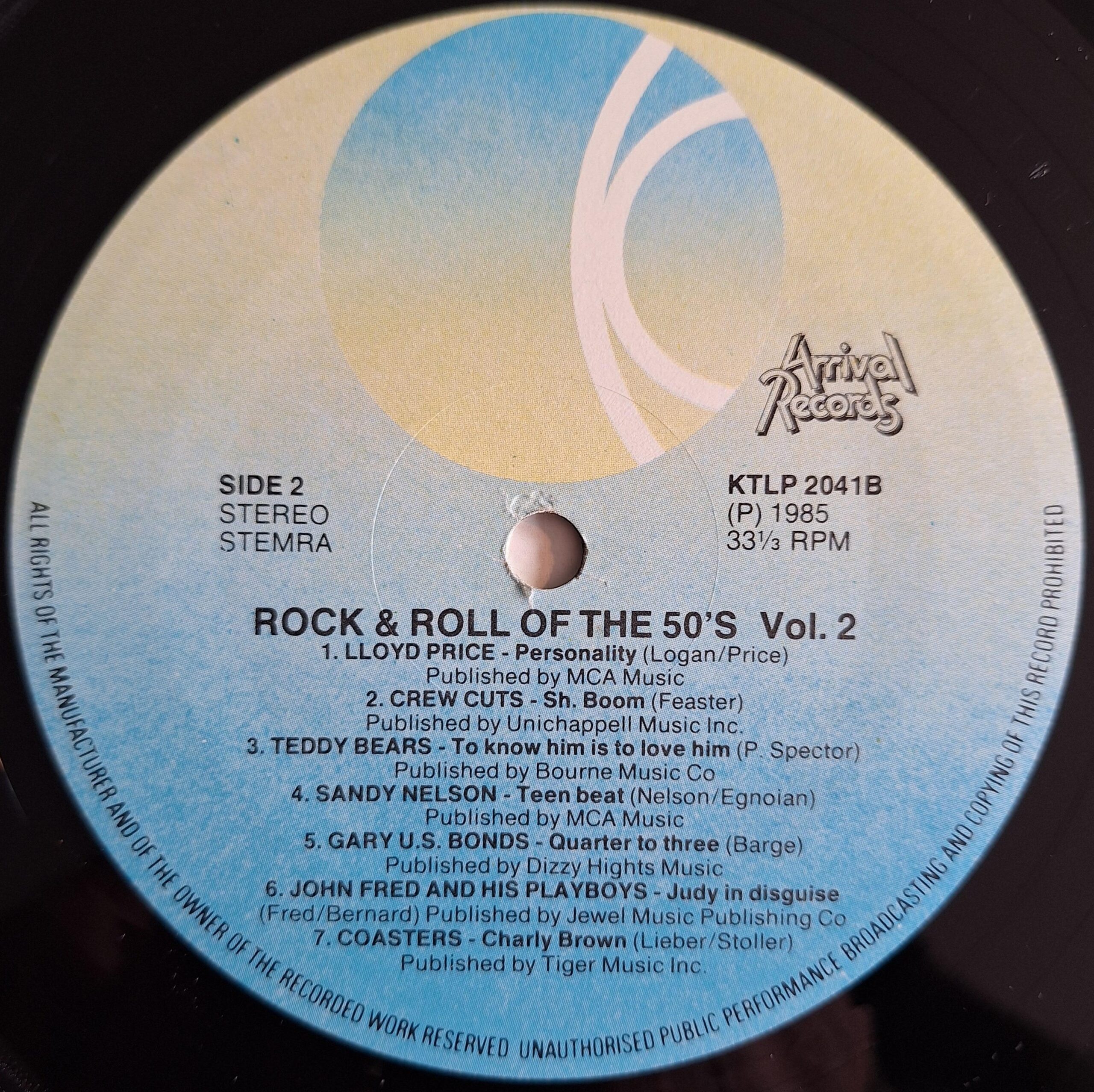 Various – Rock And Roll Of The 50's Volume 2 - Afbeelding 5