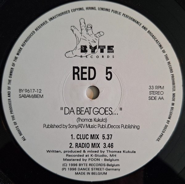 Red 5 – Da Beat Goes... - Afbeelding 2