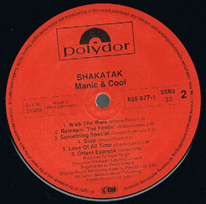 Shakatak – Manic & Cool - Image 4