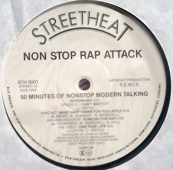 Various – Non Stop Rap Attack - Image 3