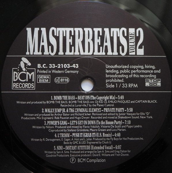 Various – Masterbeats Vol. 2 - Image 3
