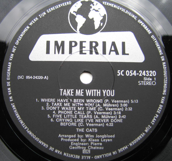 The Cats – Take Me With You - Afbeelding 4
