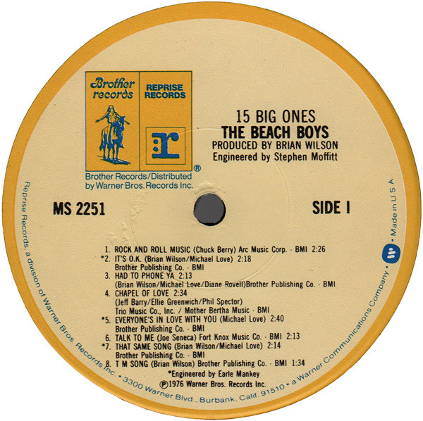 The Beach Boys – 15 Big Ones - Afbeelding 4