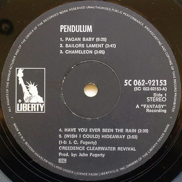 Creedence Clearwater Revival – Pendulum - Afbeelding 4