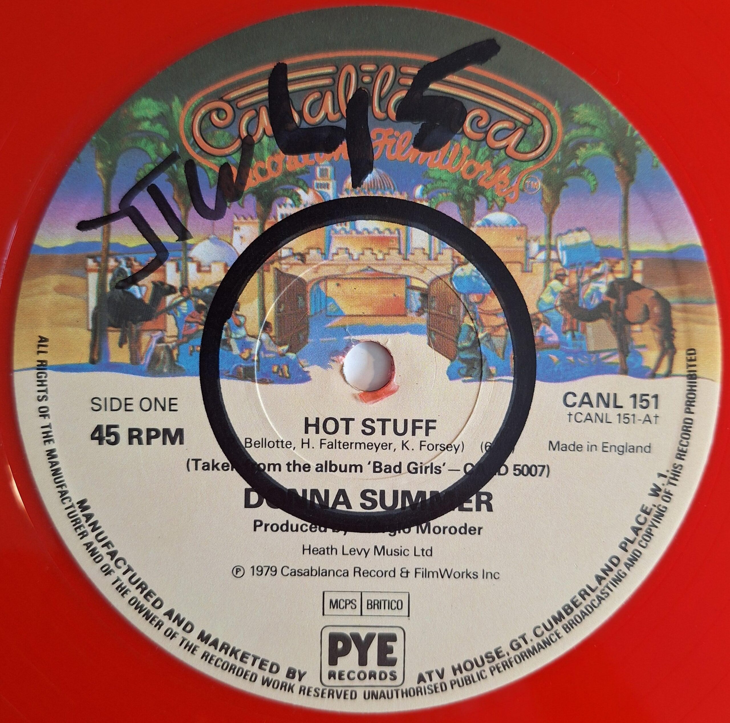Donna Summer – Hot Stuff (Red Vinyl) - Image 3