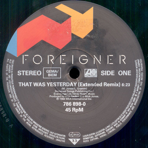 Foreigner – That Was Yesterday - Afbeelding 3