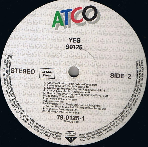 Yes – 90125 - Afbeelding 4