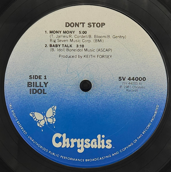 Billy Idol – Don't Stop - Afbeelding 3
