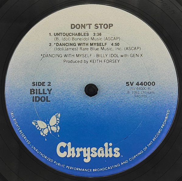 Billy Idol – Don't Stop - Afbeelding 4