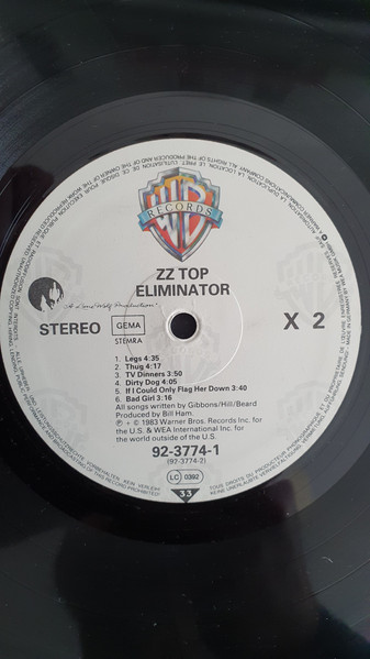 ZZ Top – Eliminator - Afbeelding 4