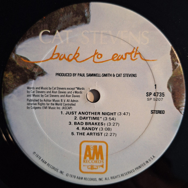 Cat Stevens – Back To Earth - Afbeelding 3