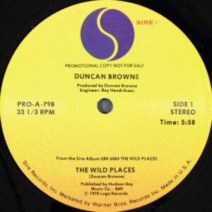 Duncan Browne – The Wild Places (Promo)