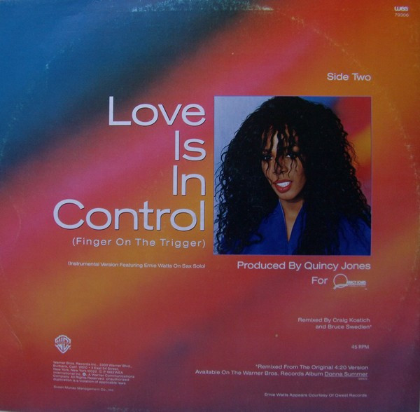 Donna Summer – Love Is In Control - Afbeelding 2