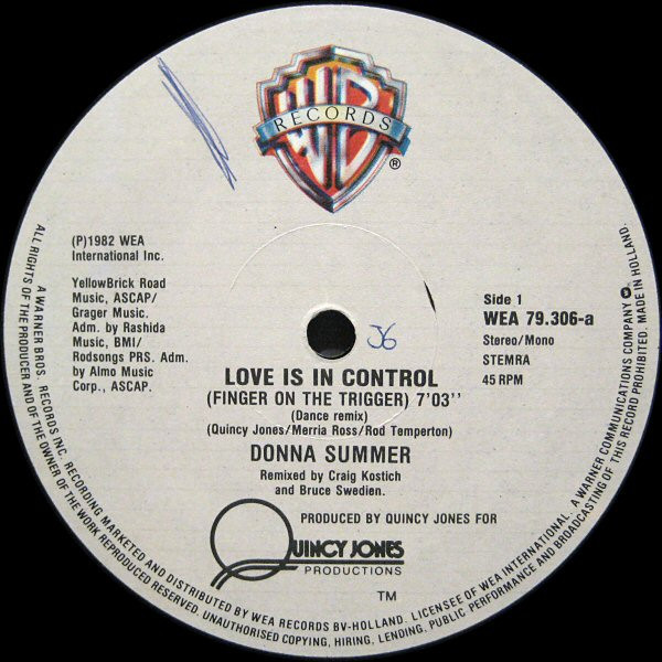 Donna Summer – Love Is In Control - Afbeelding 3