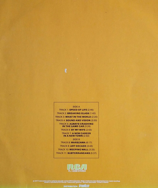 David Bowie – Low - Image 2
