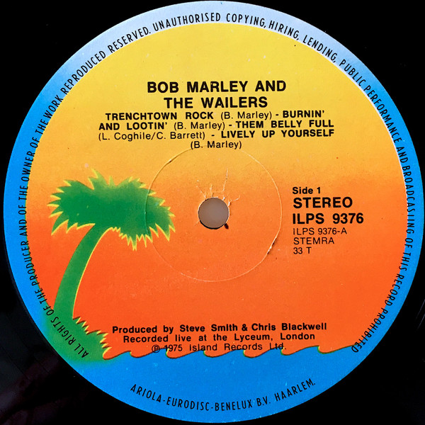 Bob Marley & The Wailers – Live! - Afbeelding 3