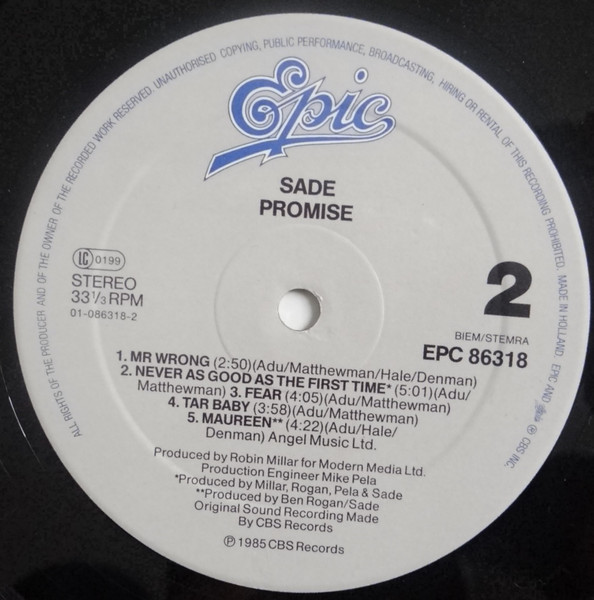Sade – Promise - Afbeelding 5